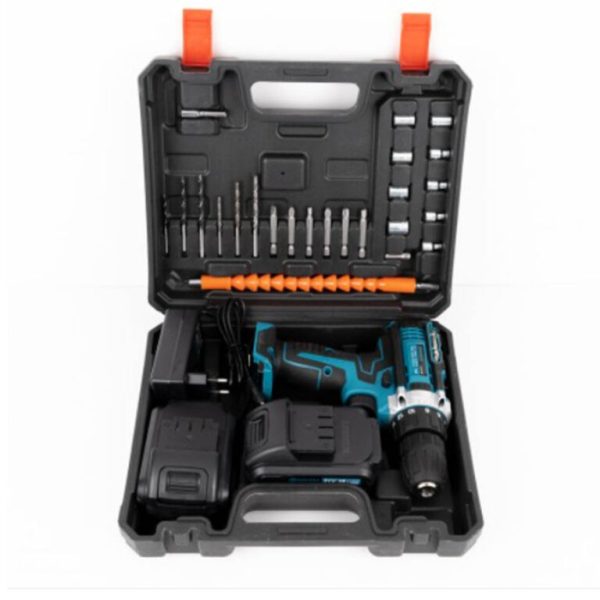 Bormasina Autofiletanta cu Percutie 2 Acumulatori 24V - imagine 3