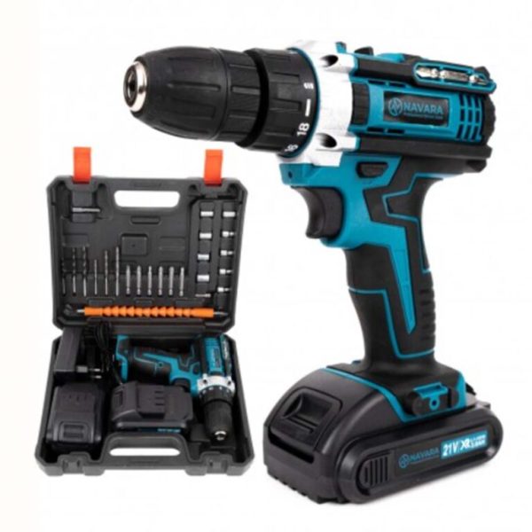 Bormasina Autofiletanta cu Percutie 2 Acumulatori 24V - imagine 4