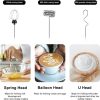 Mixer frappe cu 2 capete, 3 trepte de viteza,acumulator reincarcabil USB super portabil - imagine 3