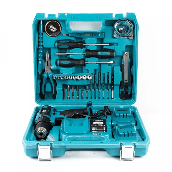 Autofiletanta Percutie (Bormasina) 24V Trusa 30 Accesorii 2 Acumulatori 5A - imagine 3