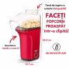 Aparat cu Aer Cald de facut Popcorn, AT PERFORMANCE®, Gata in max. 3 min, 1200W, Recipient dozator Boabe, Rosu. - imagine 8