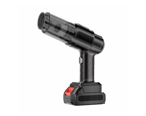 Aspirator Auto 6 in 1, pentru Casa, Masina, Calculator, Birou, Putere 100W, Eficienta Mare, Functii de Aspirare, Suflare, Vidare, Filtru HEPA, Perie Detailing, Negru - imagine 2