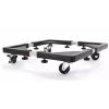 Suport NEGRU reglabil cu roti pentru electrocasnice - imagine 2