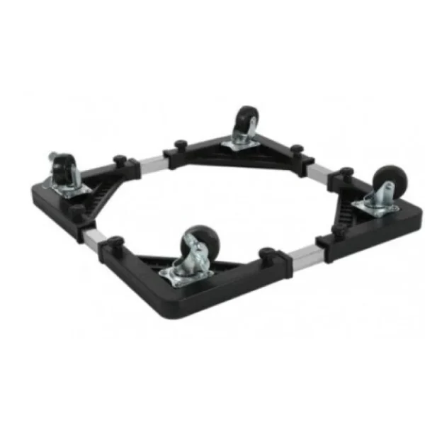 Suport NEGRU reglabil cu roti pentru electrocasnice - imagine 4