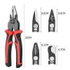 Set Multifunctional 5 in 1, Patent, Dezizolator, Cleste, Sertizat si Foarfeca , Kit Complet pentru Lucrari Electrice - imagine 9
