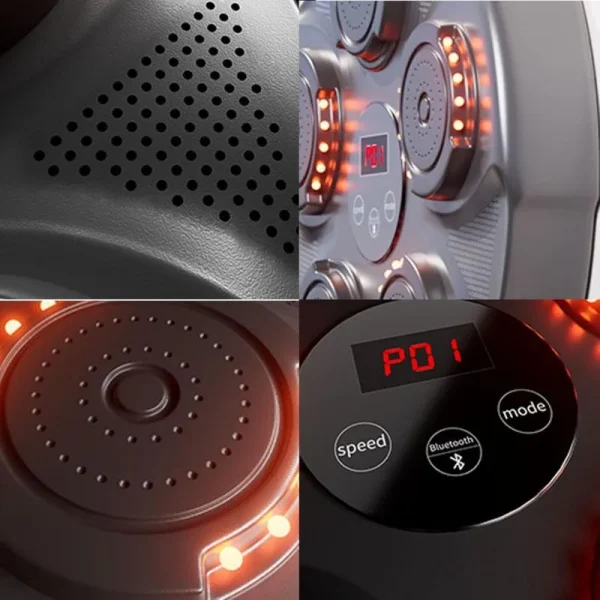 Aparat de box Smart cu muzica si lumina LED - imagine 5