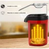 Aparat cu Aer Cald de facut Popcorn, AT PERFORMANCE®, Gata in max. 3 min, 1200W, Recipient dozator Boabe, Rosu. - imagine 4