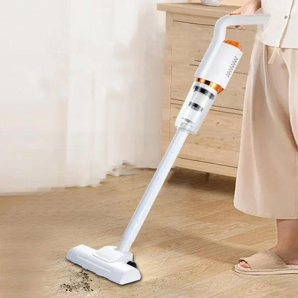 Aspirator vertical fara fir, AT PERFORMANCE®, Multi-suprafete, 150 W, Tehnologie Ciclonica, Alb