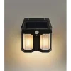 Pachet 2 x Lampa solara de perete dubla cu Senzor de miscare si 3 moduri iluminare - imagine 7