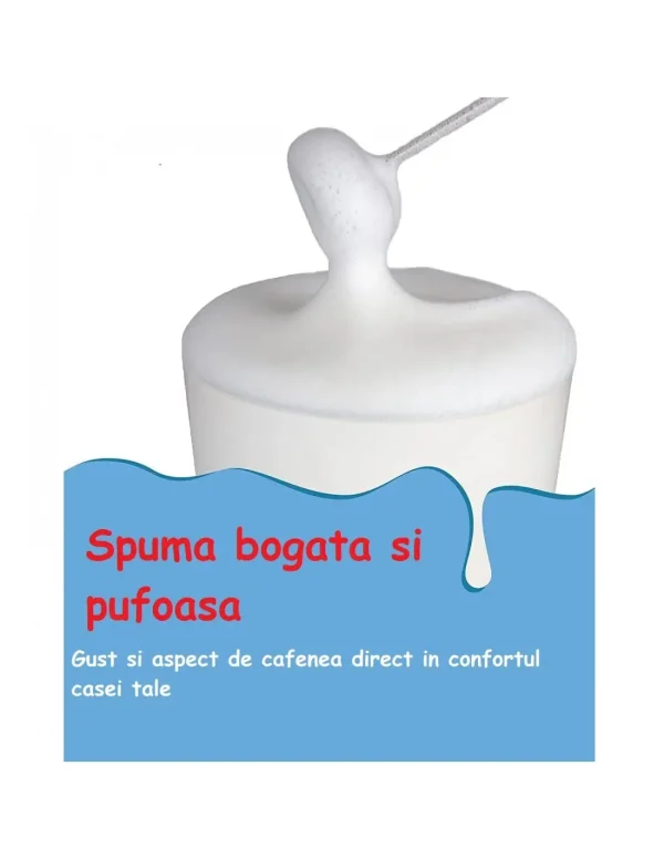 Mixer frappe cu 2 capete, 3 trepte de viteza,acumulator reincarcabil USB super portabil - imagine 6