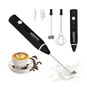 Mixer frappe cu 2 capete, 3 trepte de viteza,acumulator reincarcabil USB super portabil