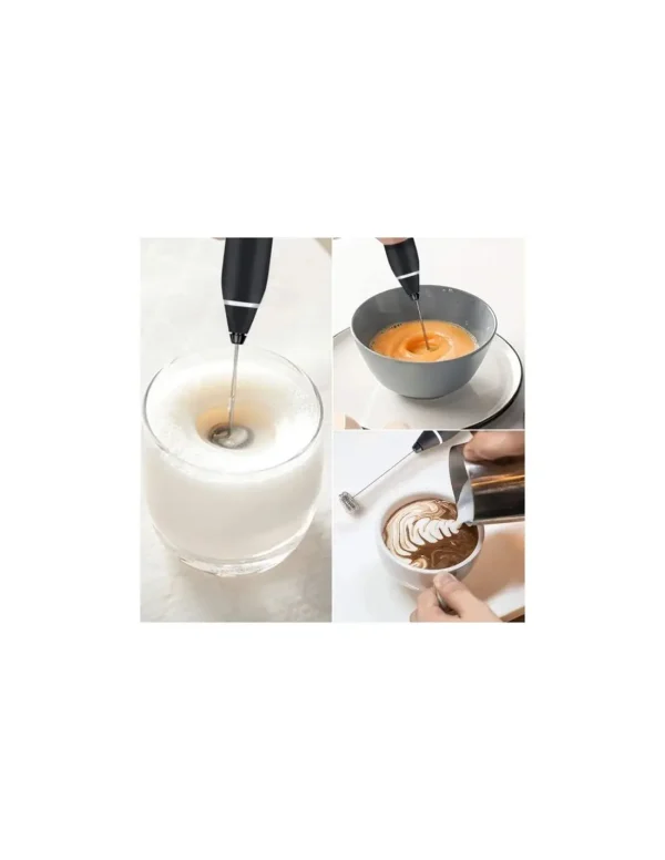 Mixer frappe cu 2 capete, 3 trepte de viteza,acumulator reincarcabil USB super portabil - imagine 9