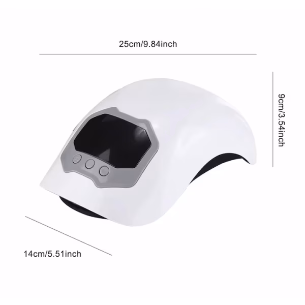 Aparat De Masaj Pentru Genunchi, Tehnologie Laser, Ecran Tactil, 3 Intensitati Incalzire si Vibratii - imagine 5