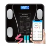 Cantar de Baie Corporal Smart Digital, Conectare Bluetooth, Afisaj LCD, Greutate Maxima 180 KG, Indice de Masa Corporala, Negru - imagine 7