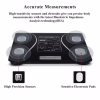 Cantar de Baie Corporal Smart Digital, Conectare Bluetooth, Afisaj LCD, Greutate Maxima 180 KG, Indice de Masa Corporala, Negru - imagine 10