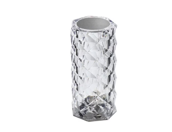 Lampa Luminoasa led Efect Cristal, 3 Lumini Albe, 16 Lumini RGB, Telecomanda Inclusa, Control Tactil, Reincarcabila pentru Dormitor, Birou, Bucatarie, Camping - imagine 6