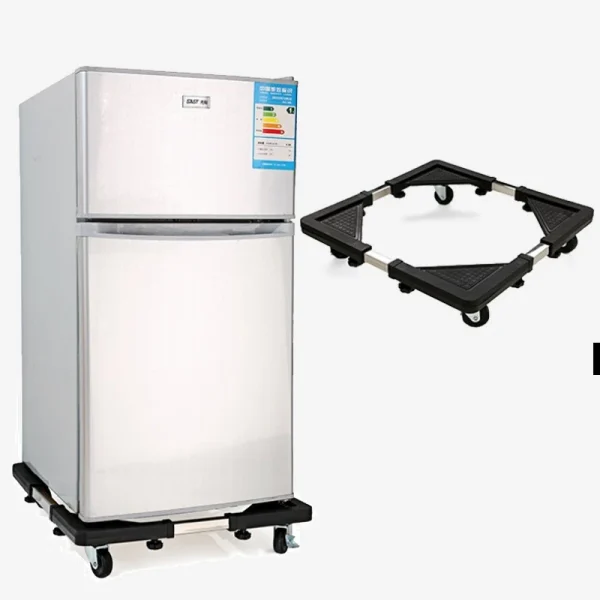 Suport NEGRU reglabil cu roti pentru electrocasnice - imagine 7