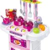 Set Bucatarie De Jucarie Pentru Copii, Roz - imagine 2