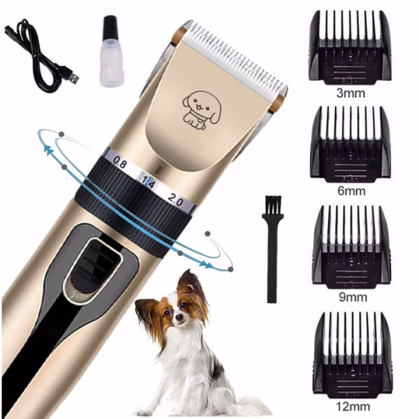 Masina Fara Fir, 1200 mAh Pentru Tuns Animale, cu Accesorii Incluse - imagine 2