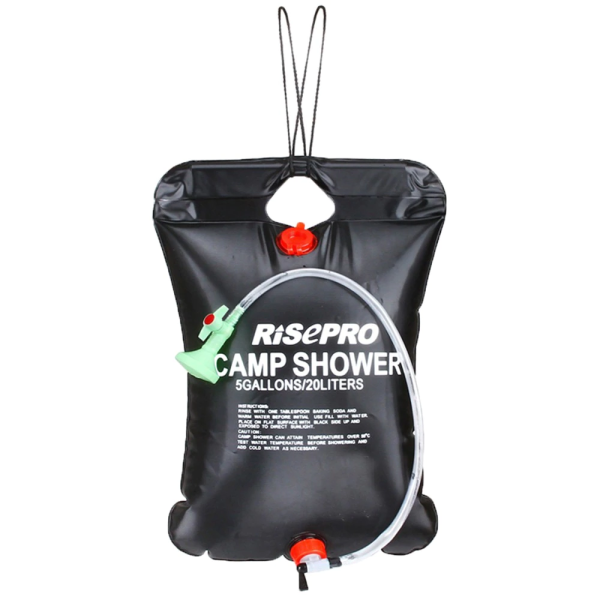 Dus portabil pentru camping, PVC, reglabil, capacitate 20 litri