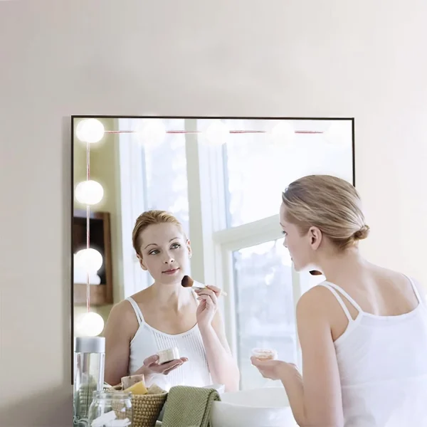 Set 10 becuri LED pentru oglinda make-up, cu reglare intensitate - imagine 3