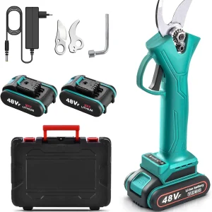 Foarfeca Electrica Pentru Vita De Vie Si Crengi, 2 Acumulatori 21V-48V, 2Ah
