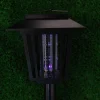 Set 2 Lampa Solara Antiinsecte Pentru Gradina Cu Lumina Led - imagine 4