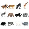Set Figurine Animale Jungla, 12 Piese,8 cm, Multicolor