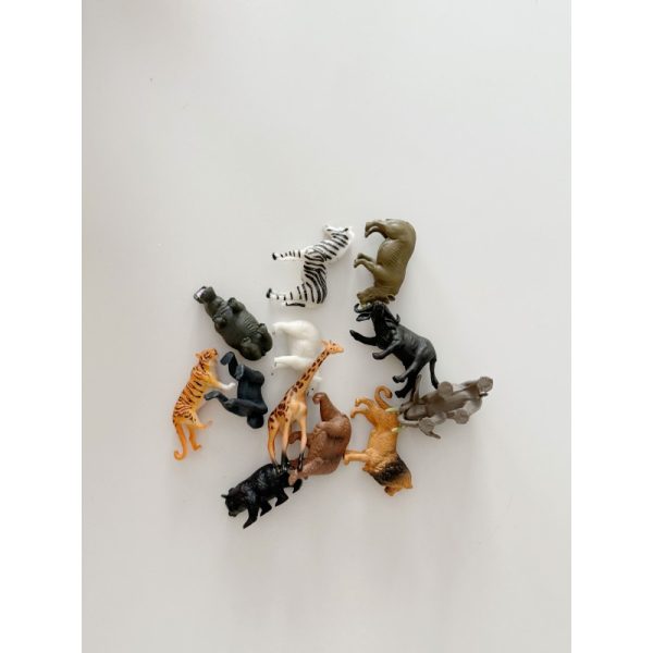 Set Figurine Animale Jungla, 12 Piese,8 cm, Multicolor - imagine 3