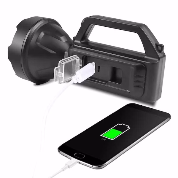 Lanterna solara reincarcabila, SolarOne® CX-8808T, Acumulator Li-Ion, PowerBank USB, LED lateral, Indicator Baterie - imagine 2