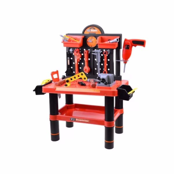 Banc De Scule Pentru Copii Micul Mester, Cu Accesorii Incluse - imagine 2