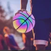 Minge Basketball, Reflectorizanta, Holografica, 24.5 cm, Sport, Antrenament, Vizibilitate In Intuneric, Echipament Sportiv - imagine 2