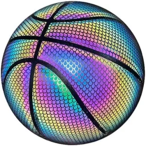 Minge Basketball, Reflectorizanta, Holografica, 24.5 cm, Sport, Antrenament, Vizibilitate In Intuneric, Echipament Sportiv