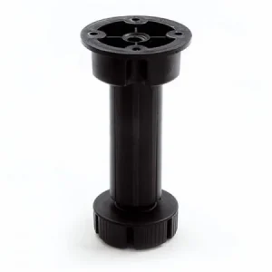 Picior plastic negru reglabil h=150mm VOLPATO