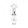 PICIOR BUCATARIE VOLPATO - 10 CM - imagine 4