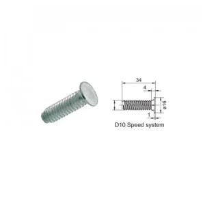 Surub pentru picior plastic 100/120/150mm - Volpato ( 10x34mm )