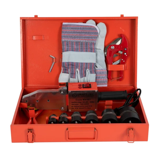 Aparat de lipit tevi PPR Craft-Tec MX561, 2400 W, 0°-300°, 6 accesorii - imagine 2